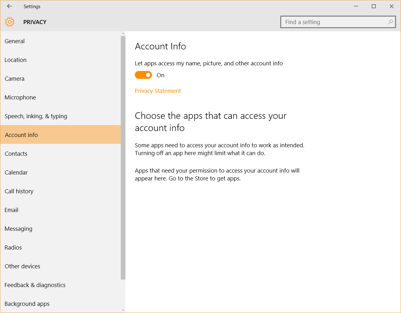 Windows 10 Security Guide - Account Info Security Settings