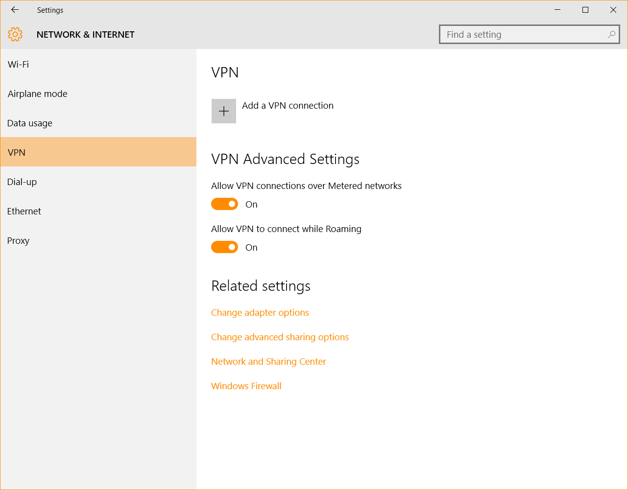 Windows 10 Security Guide - VPN Settings